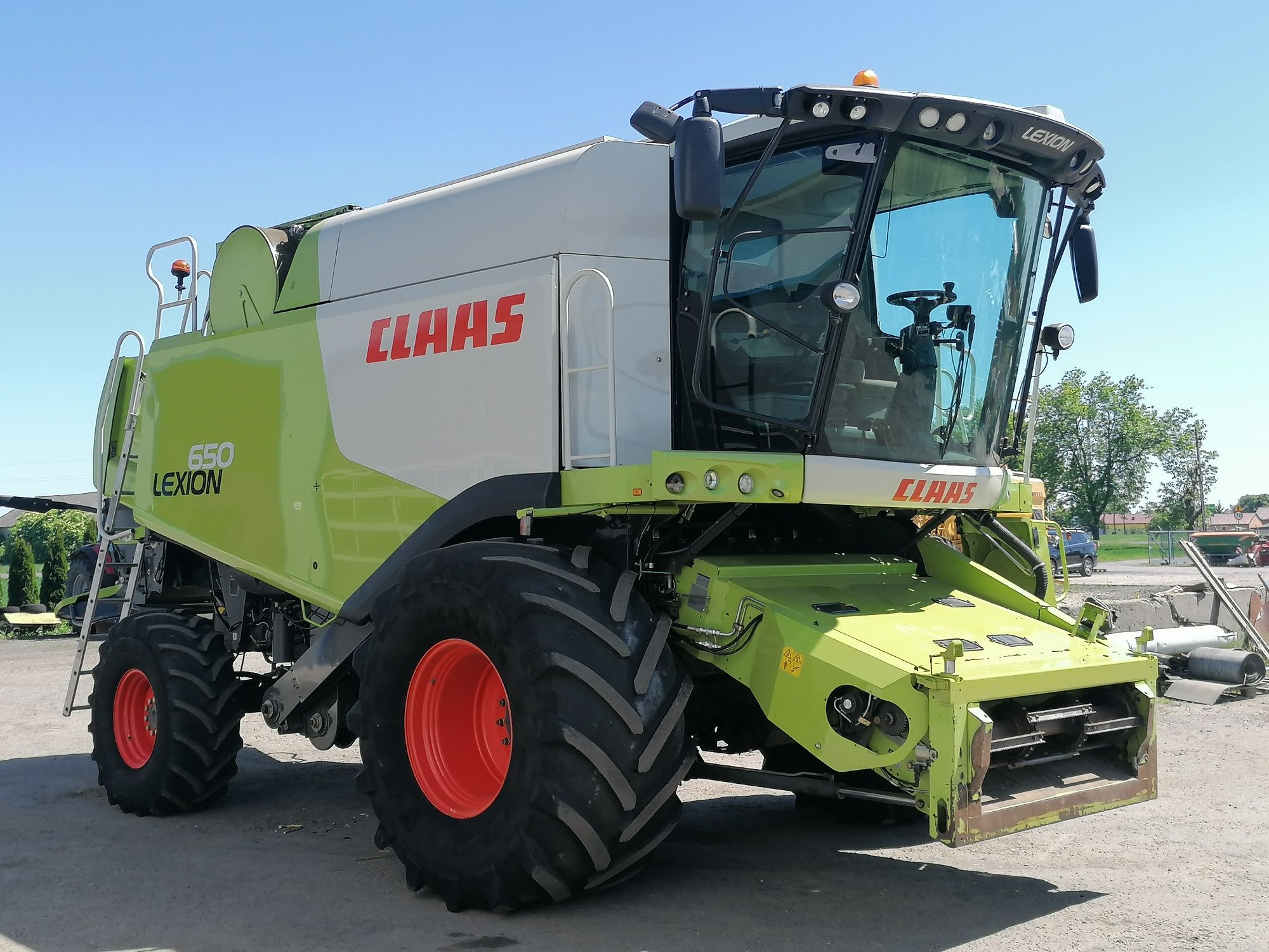 Claas Lexion 650 Heder 6,6m 530 trion mega tucano new holland 630