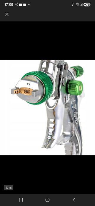 Pistolet lakierniczy- NOWY - 4X DYSZA HVLP 1.4 1.7 2.0 2.5 ZESTAW