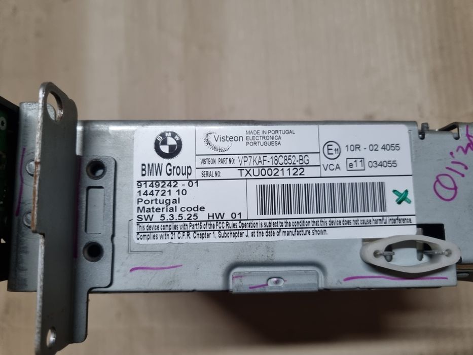 BMW e60 e61 radio czytnik CD lift lci mask