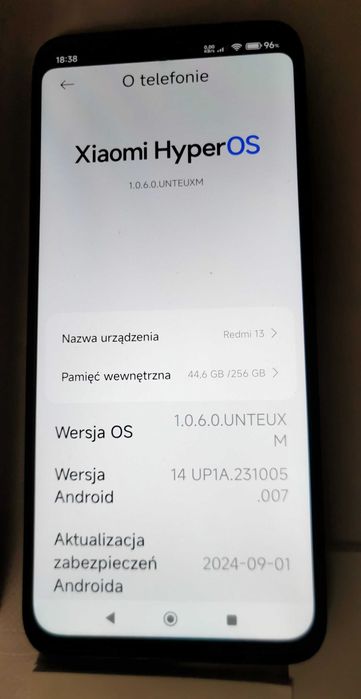 Redmi 13 RAM 256 GB ROM 8 GB