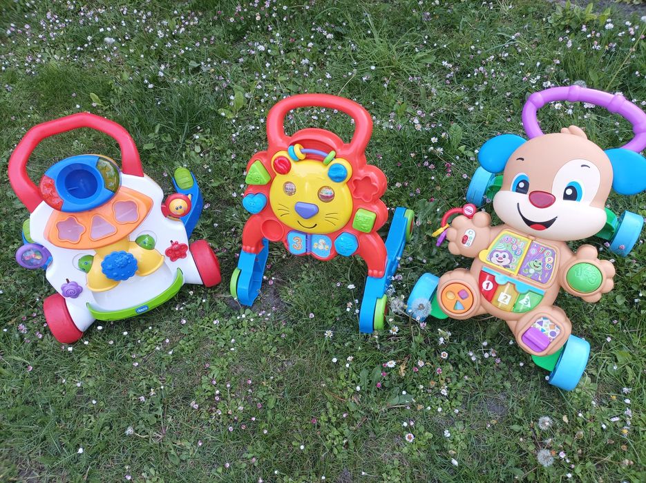 Zestaw 3 szt.Pchacz,jeździk dla dzieci