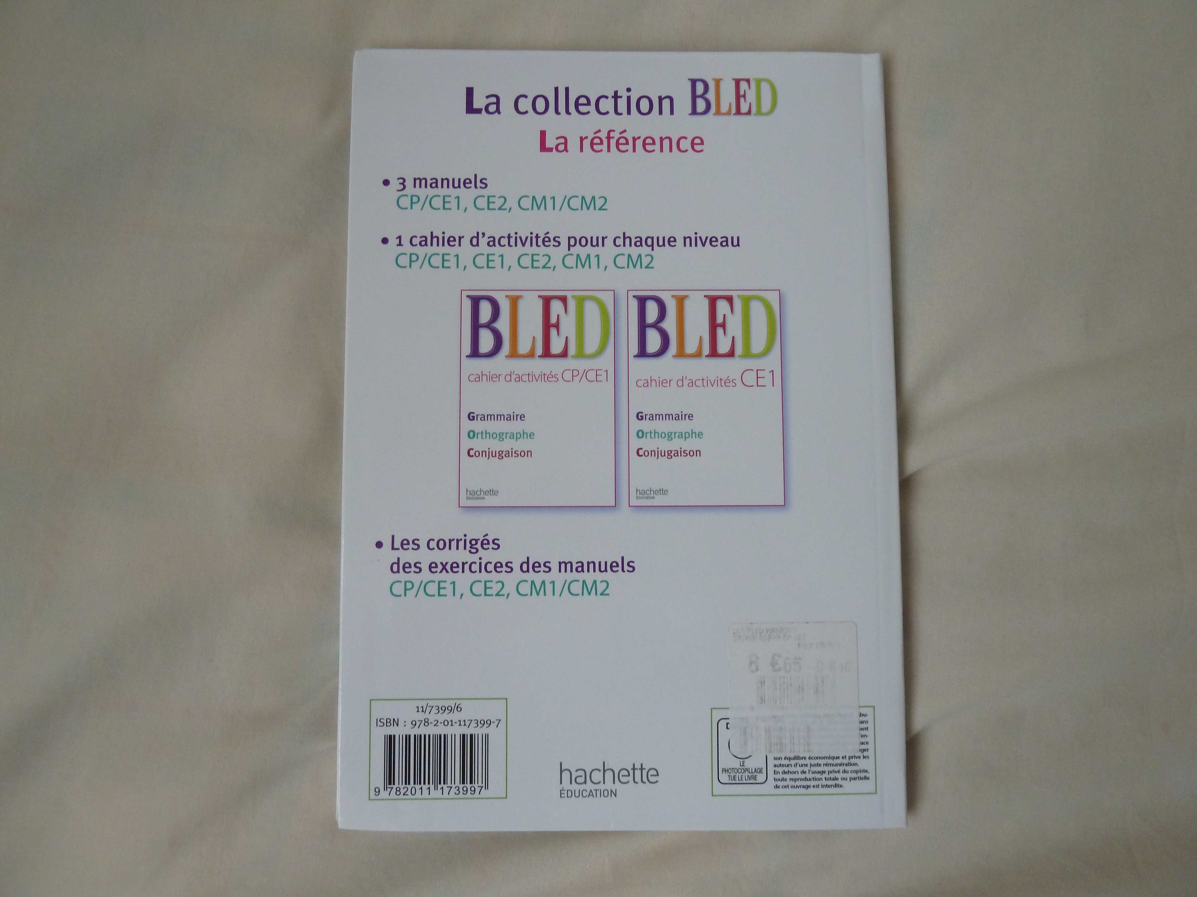 BLED CP/CE1, wyd. francuskie Hachette - Ćwiczenia