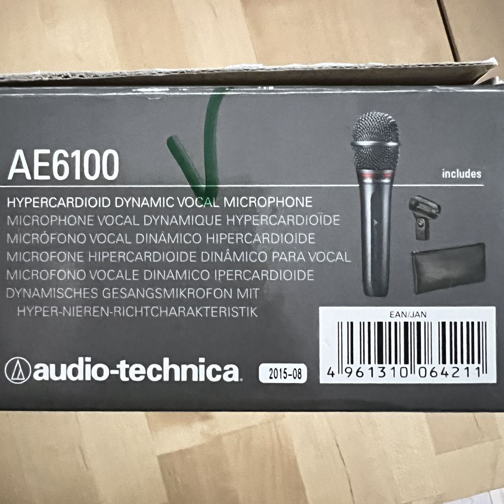 Mikrofon dynamiczny wokalny Audio-Technica AE6100 - okazyjna cena!