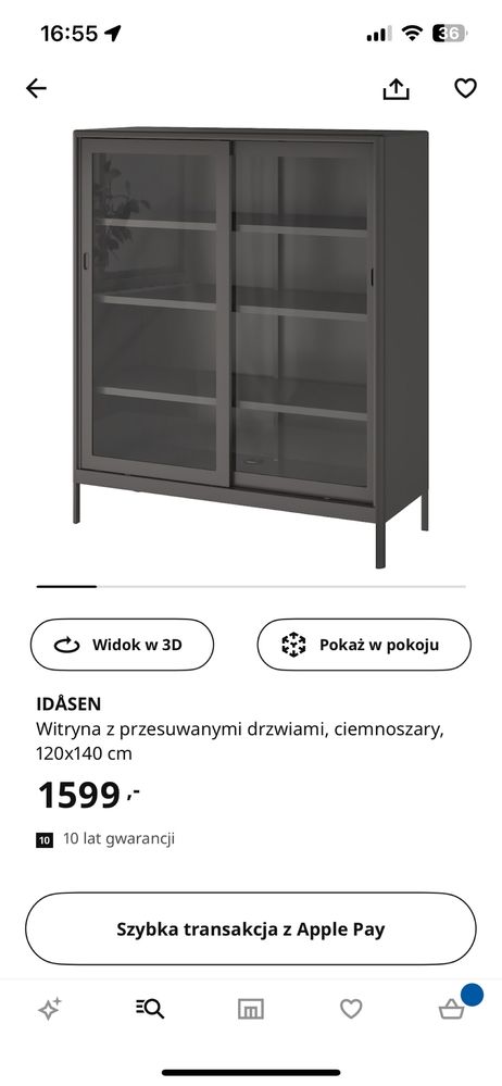 Witryna Ikea Idasen