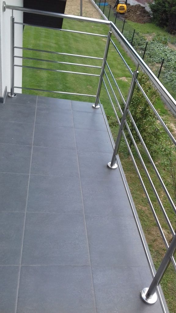 Balustrady nierdzewne