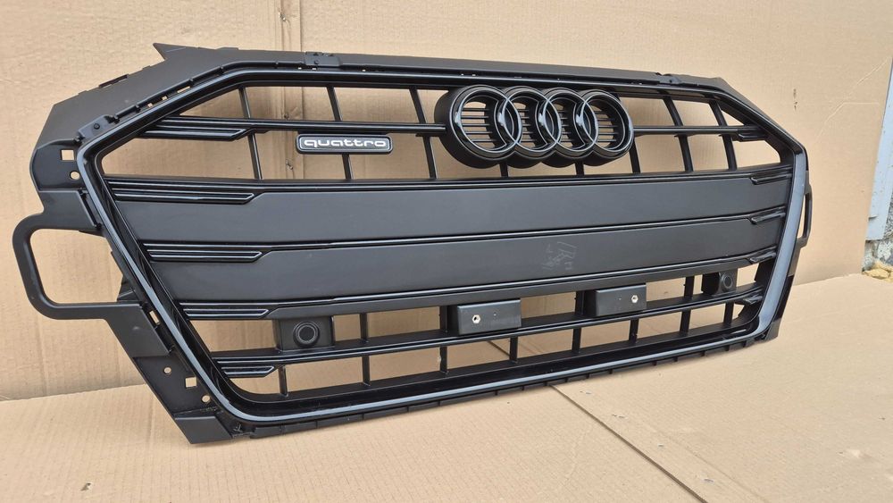 Atrapa chłodnicy GRILL Audi A4 B9 8W LIFT 19- QUATTRO + PDC OE BLACK !