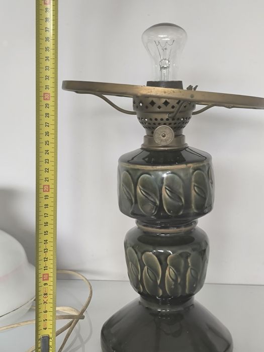 Lampa Mirostowice Polamp Zielona PRL