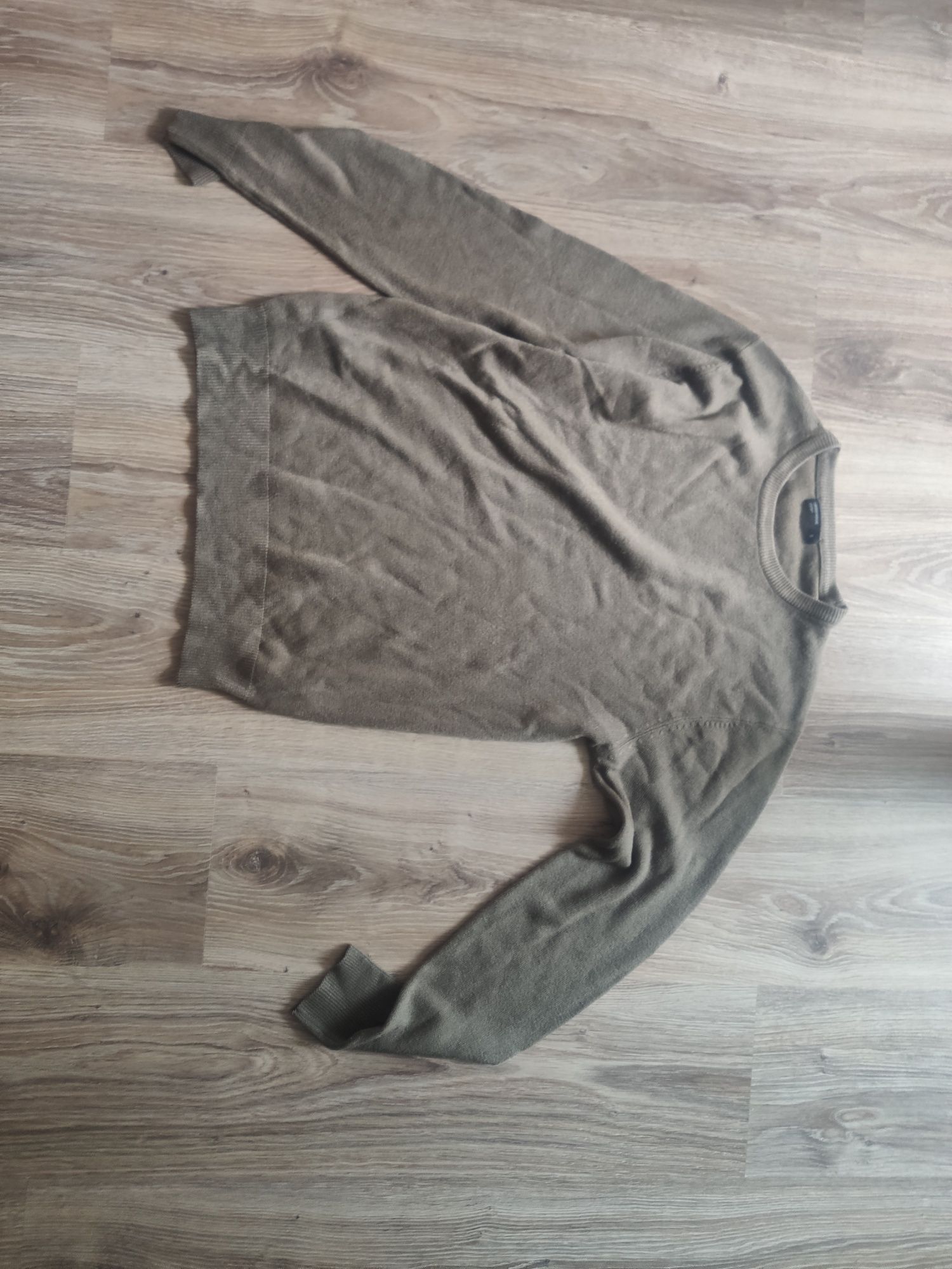 Sweterek sweter NOWY bawełniany brązowy S cedarwood stare