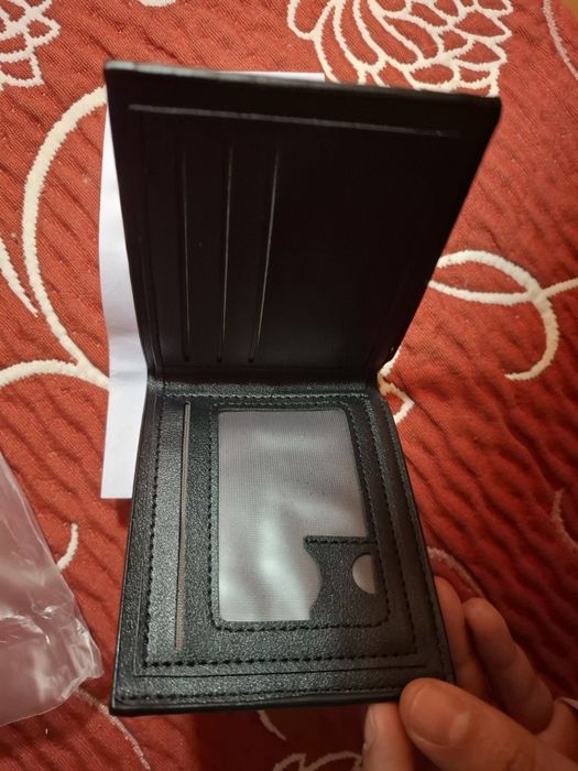 Carteira preta homem Shein