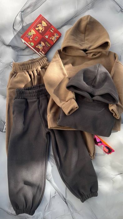 Теплий костюм фліс на хлопчика дівчинку 104 110 116 122 128 134 140