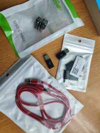 Перехідник type c mini USB штекер кабель