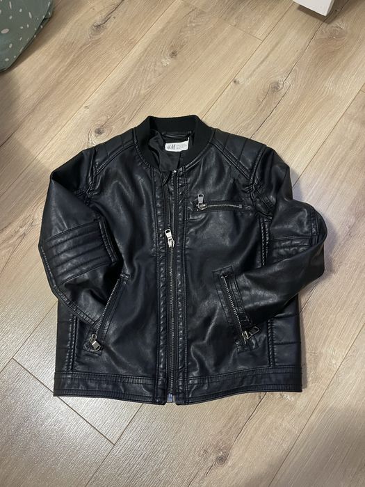 Kurtka dziecięca skórzana r.104/110 H&M