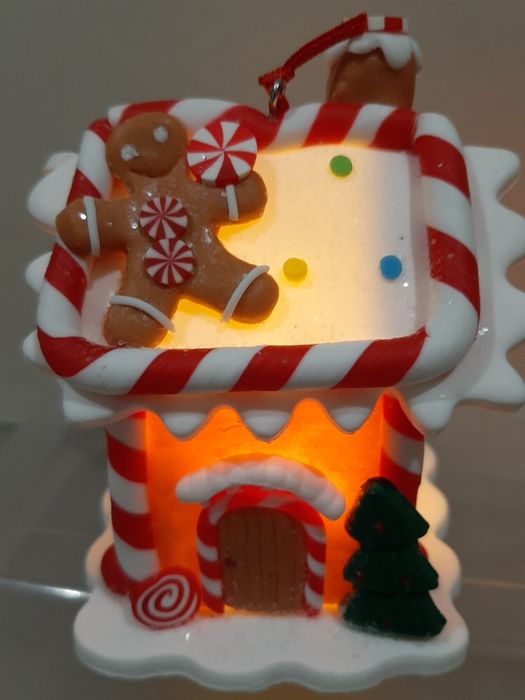 Casinha de gengibre com Led