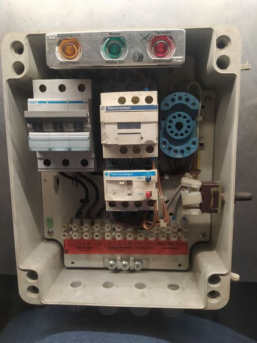 Quadro elétrico para furo ou poço de água