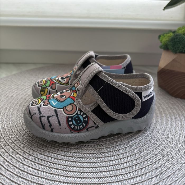 Тапочки дитячі Waldi для хлопчика в садок,тапки валді,22,23,24,25