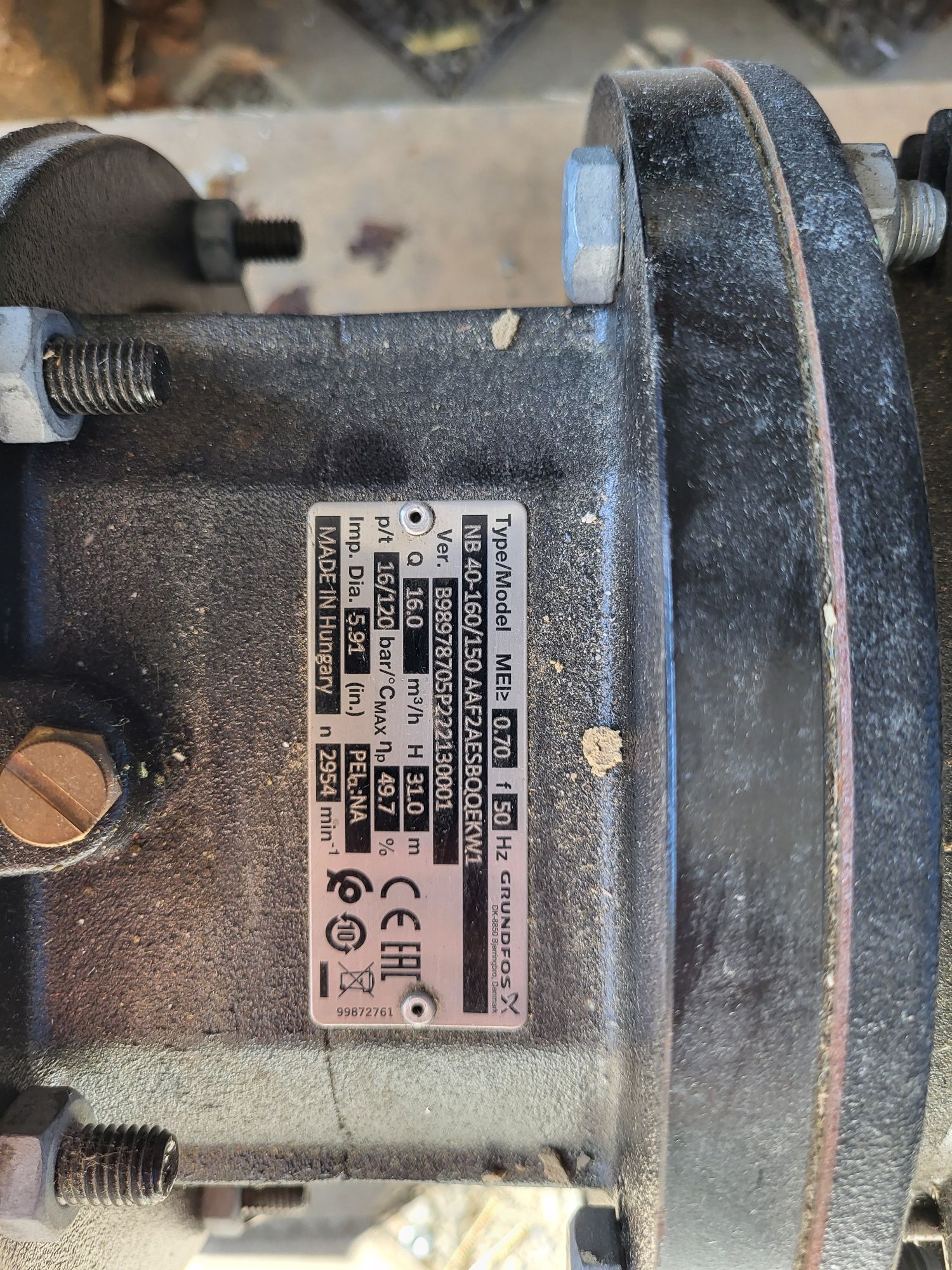 Pompa obiegowa Grundfos NB 40-160 Nowa