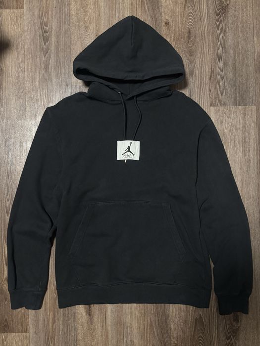Худі чоловіче Air Jordan Flight Fleece Pullover Hoodie Black Nike