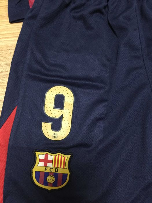 Koszulka Barcelona - Komplet dziecięcy-Lewandowski-domowa-R.24