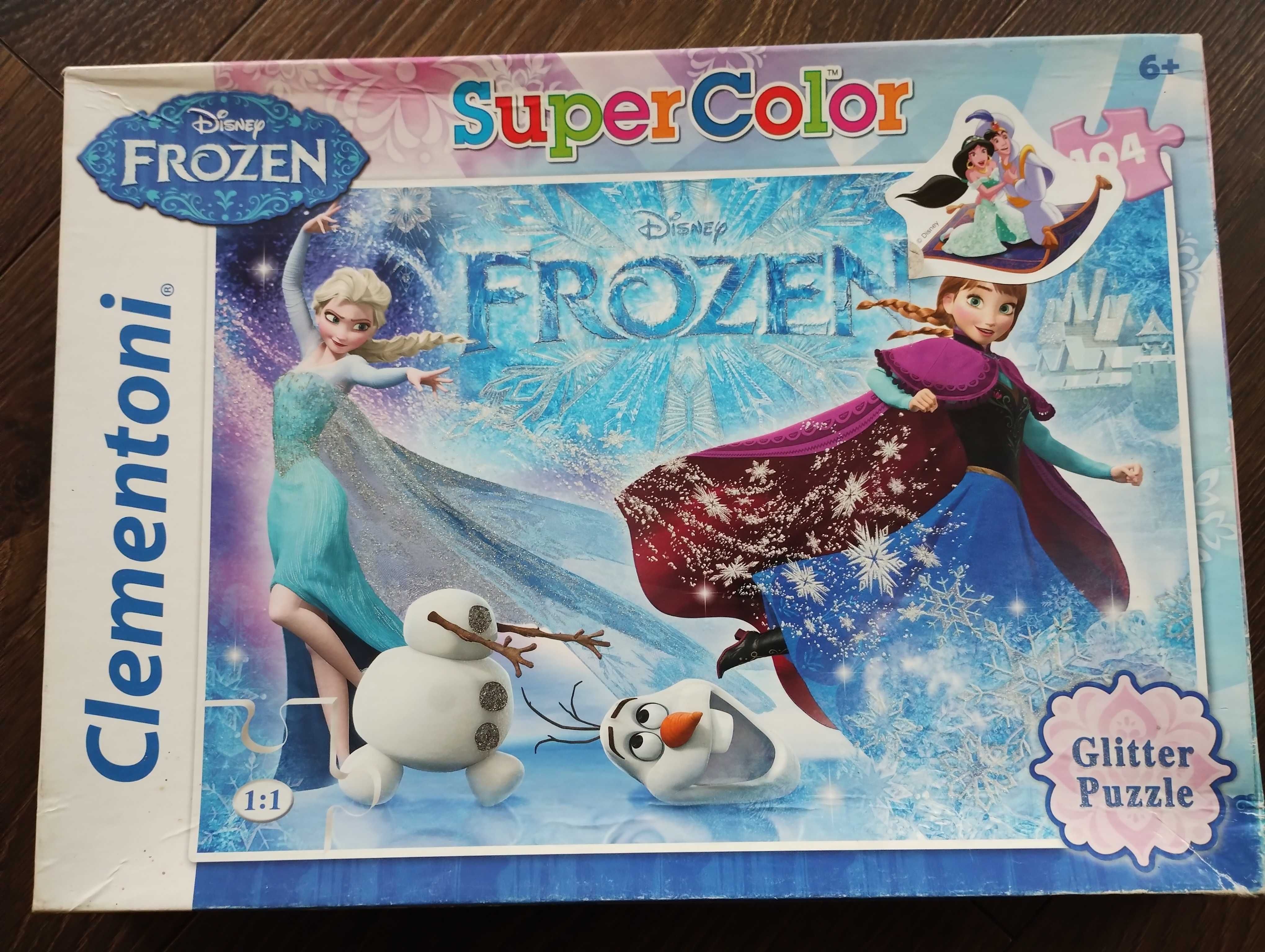 Puzzle Frozen Kraina Lodu, +6lat, 104el