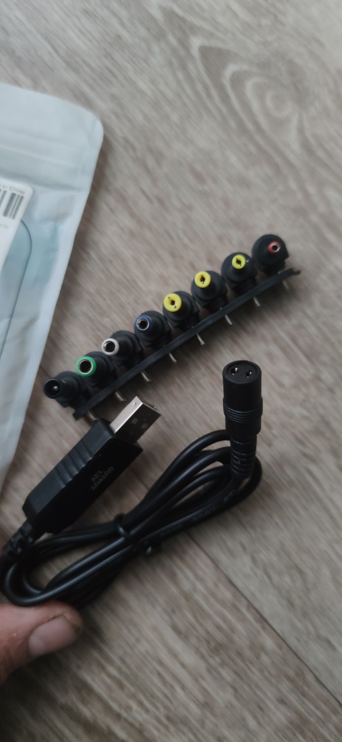 USB преобразователь DC 5-12V, повышающий адаптер для роутера, камеры