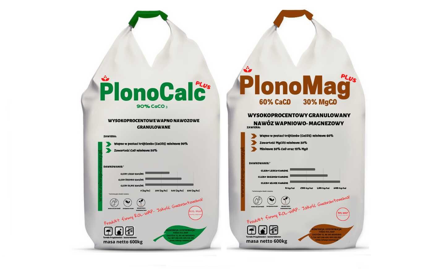 Wapno Granulowane Magnezowe Kredowe Węglanowe Kreda PRODUCENT ATEST