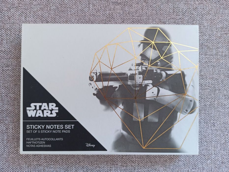 Karteczki notatnik zestaw Star Wars w ładnym pudełku