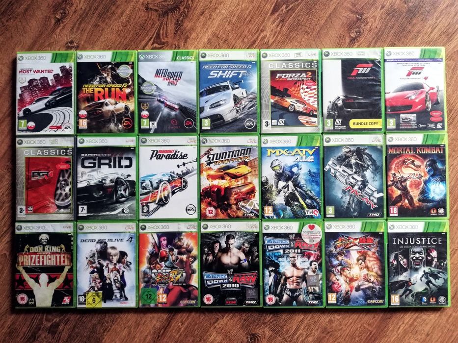 Gry XboX 360 Dla Dzieci Lego Kinect Samochody Strzelanki Sportowe Inne