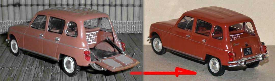 Renault 4 Super Universal Hobbies model samochodu 1/43