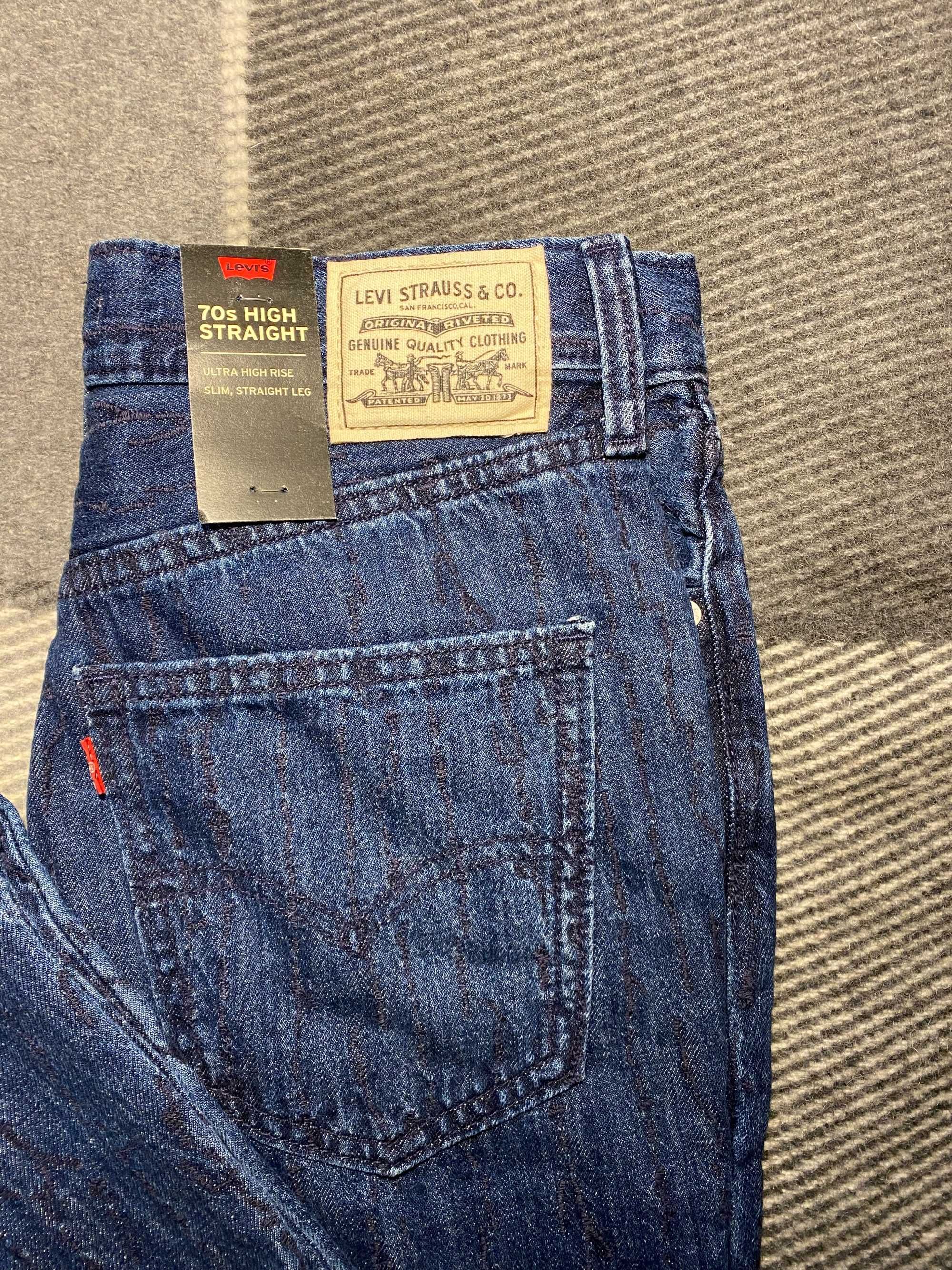 Жіночі вінтажні джинси Levi's WellThread 70s High Rise Straight Fit