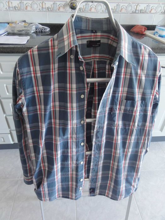 Camisas manga comprida Giovani, Quebramar, etc...Tam M (5€)