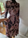 Sukienka szmizjerka maxi rozkloszowana M/L