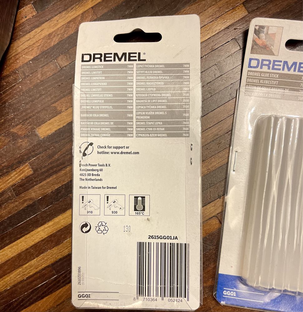 48x DREMEL GG01 Pałeczki do pistoletu klejenia na gorąco przeźroczyste