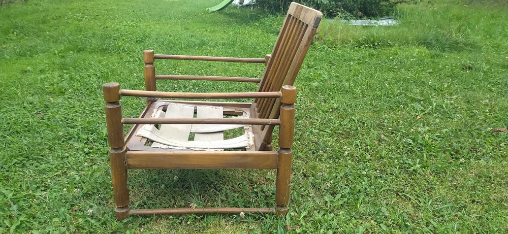 Fotel drewniany antyk