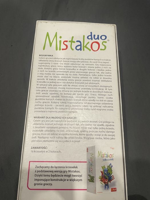 Duo mistakos, gra zręcznościowa +5