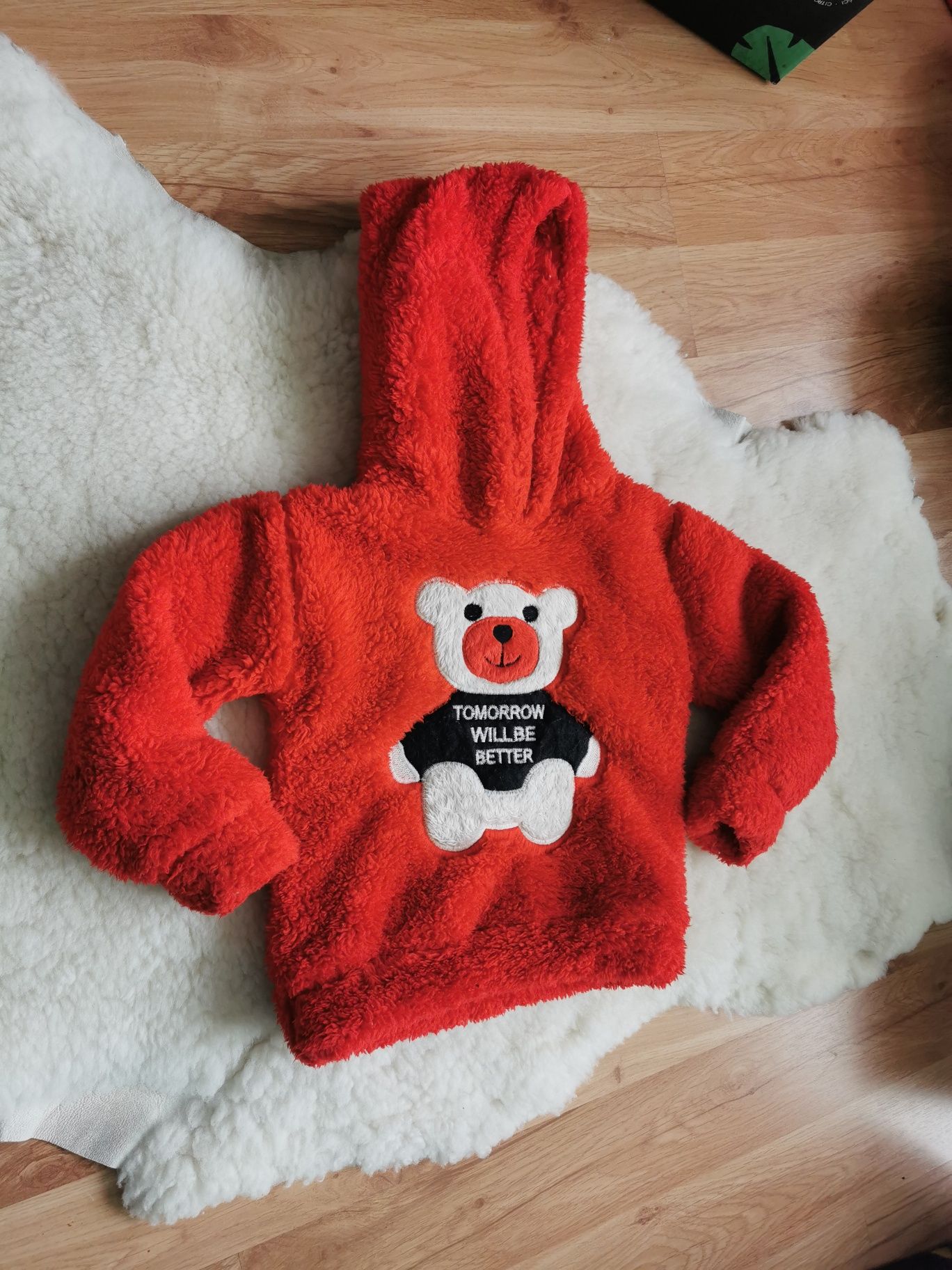 Bluza futerko polarek miś