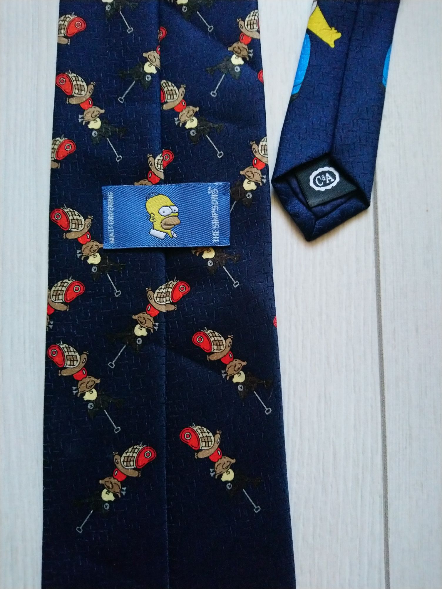 Прикольна краватка галстук The Simpsons Сімпсони