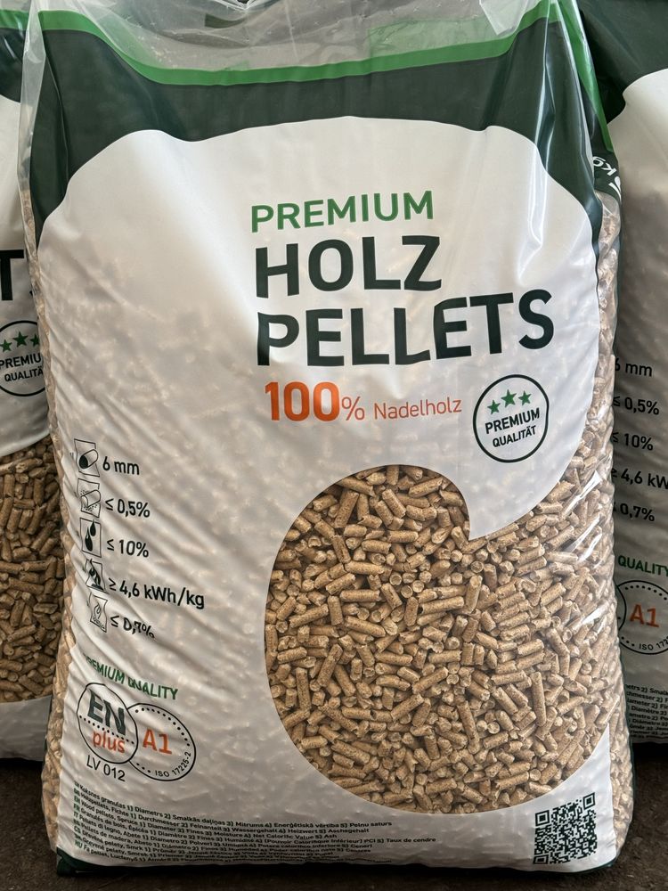 Pellet Premium HolzPellets Retenmeier En Plus A1 Skład Opału Stojadła