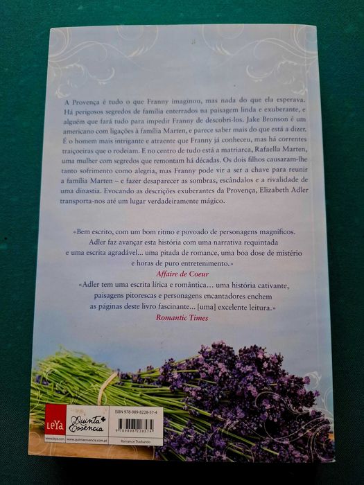 Livro - Encontro na Provença de Elizabeth Adler