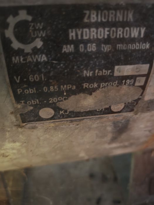 Hydrofor 60l samossący