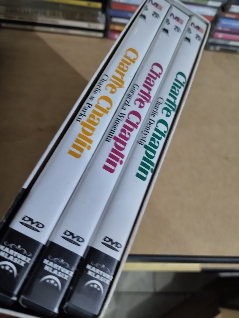 Charlie Chaplin 12 filmów DVD + pudełko