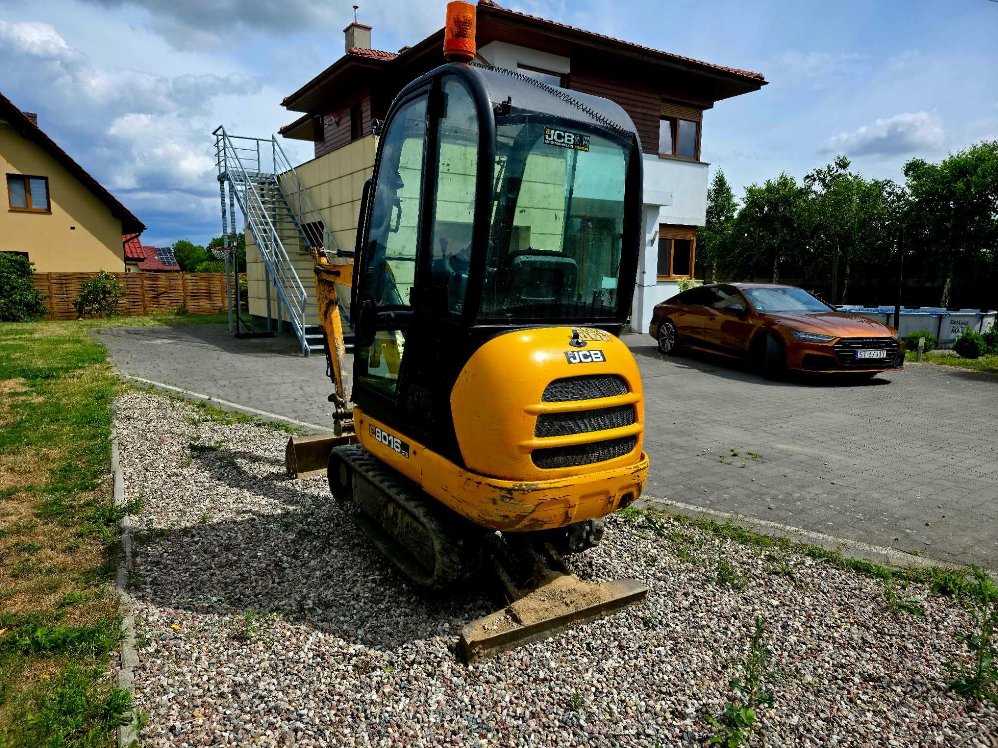 2014 ! Minikoparka JCB 8016  Malo Motogodzin!