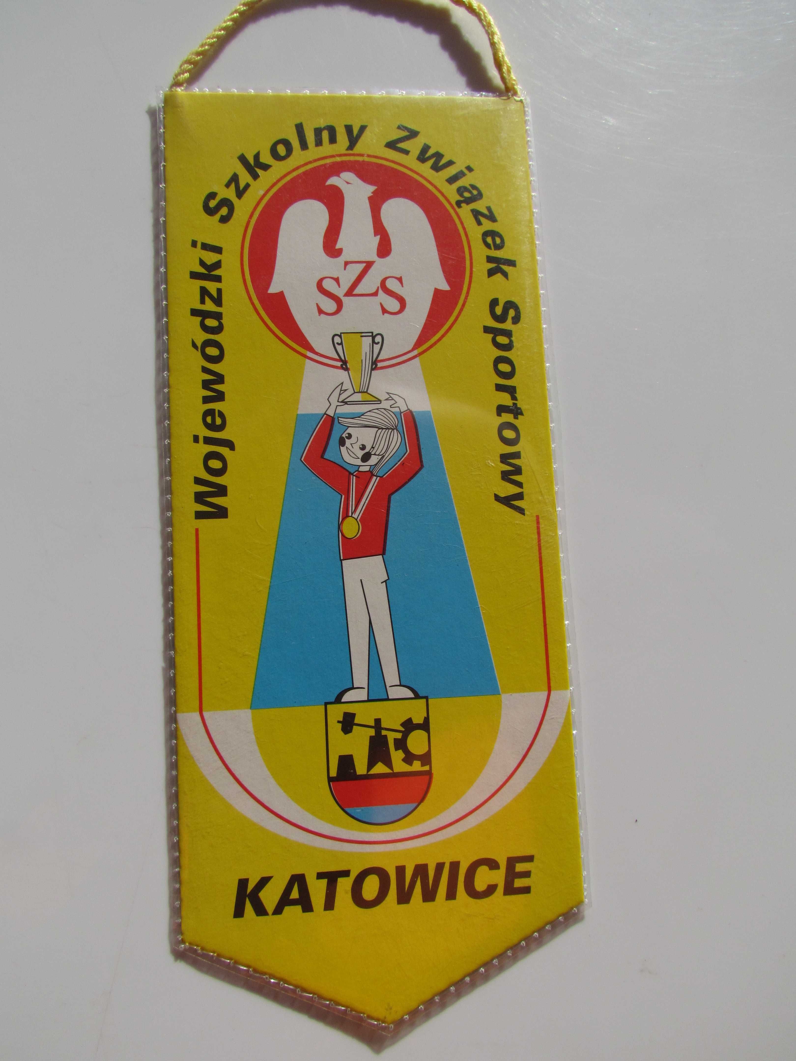 Proporczyk Szkolny Związek Sportowy Katowice Igrzyska Gimnazjada 1995