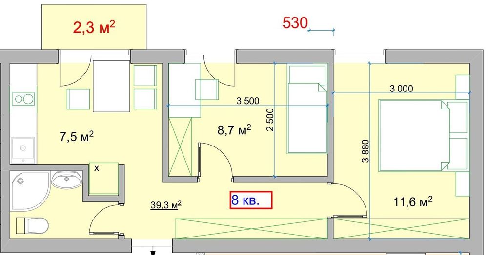 Срочно! Продам  квартиру в Новострое
