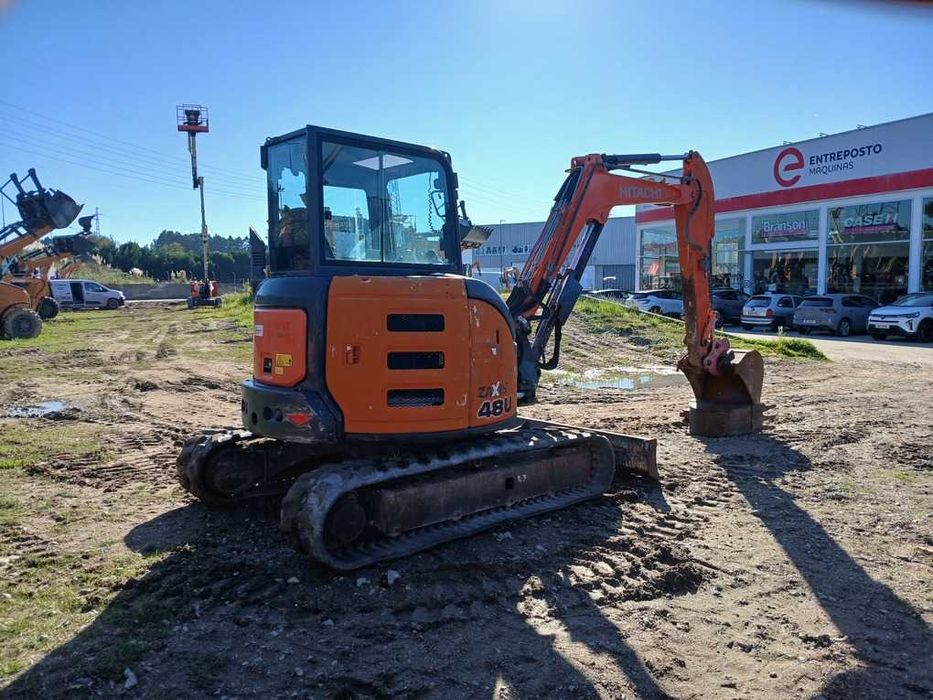 2016 Hitachi ZX48U-5 Midi Escavadora de Rastos Borracha 4690kg