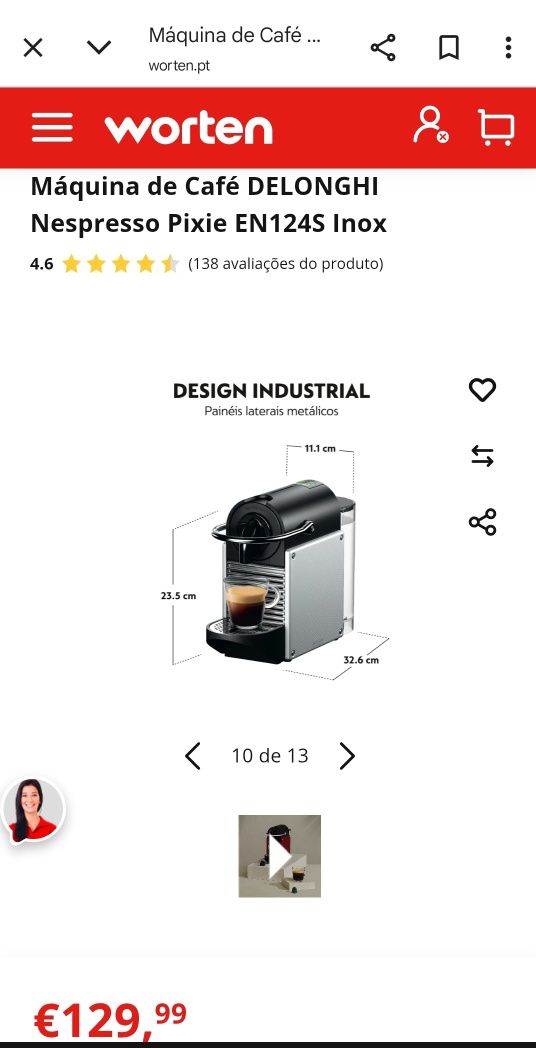 Máquina de café capsulas