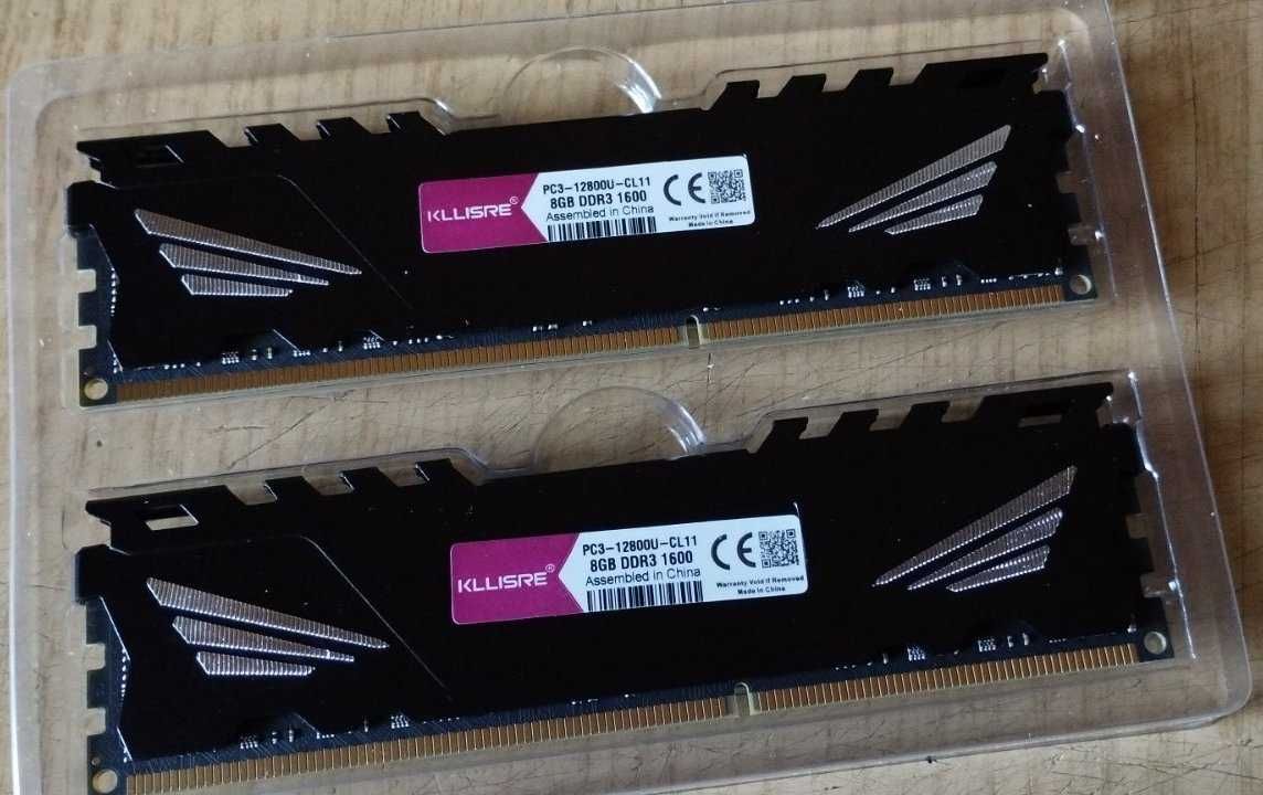 Набір оперативна пам'ять (8Гб + 8Гб) KLLISRE 16 Gb DDR3 1600 МГц