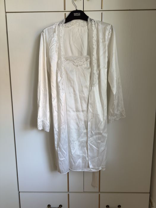 Komplet szlafrok koszula nocna piżamka Donna Karan