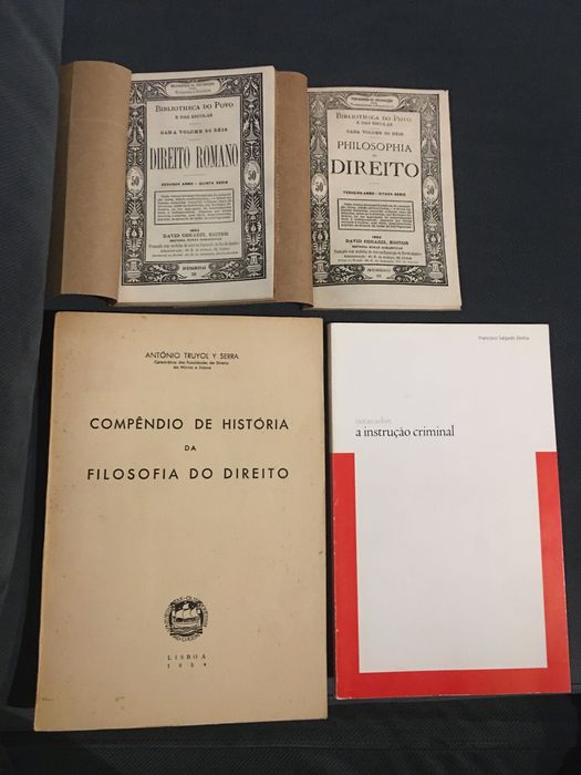 Direito Romano / Filosofia do Direito/ Investigação Criminal
