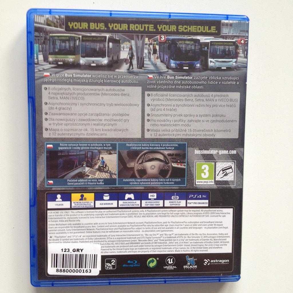 Bus Symulator Simulator 18 PL PlayStation 4 PS4 Sklep W-wa Ursynów