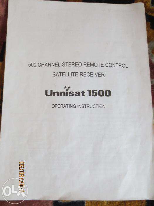 Супутниковий тюнер "Unnisat 1500"